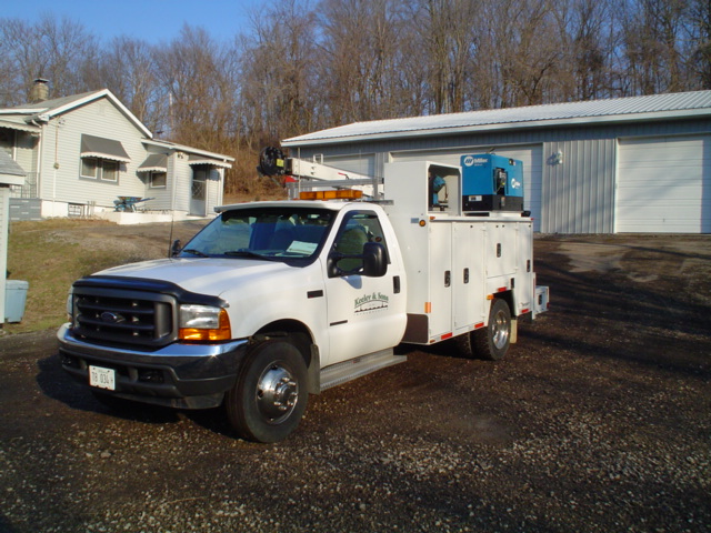 2001  Ford F 550
This is my mechanics truck for work
When I wanted a new truck I wanted a new Dodge but was told
No more cab and chassis. Pick-up only.
Had to settle for a ferd. 1'st one I ever had.
