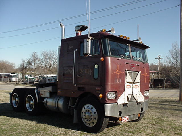 77 coe Pete I built back in the early 90's
1693 Cat  13 speed.
