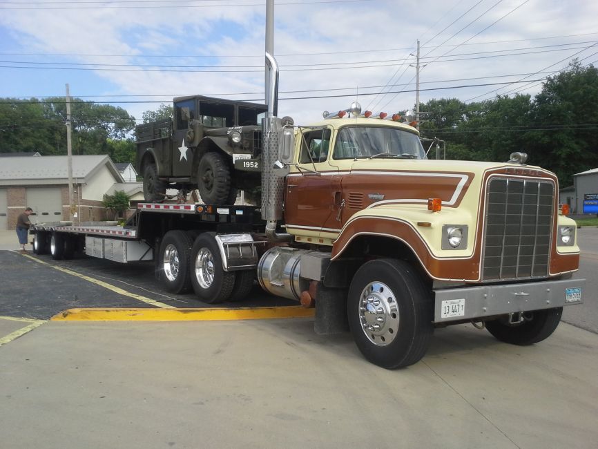 Loaded M 37 on Doug's Big Horn for the trip to IA Rally 2017
He will load a couple of his trucks and I will bring the WDX.
