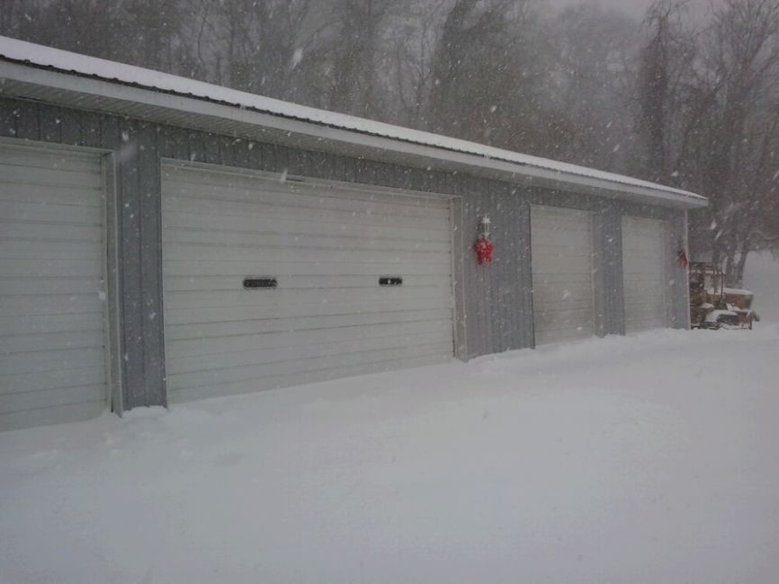 Jan 5 2014 Snow
Front of my Garage at home
