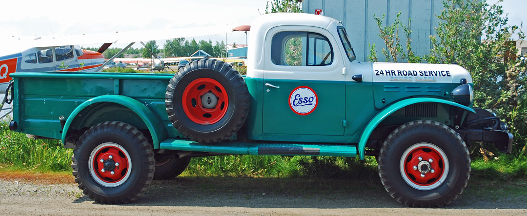 Power-Wagon at Lake  Hood Alaska
