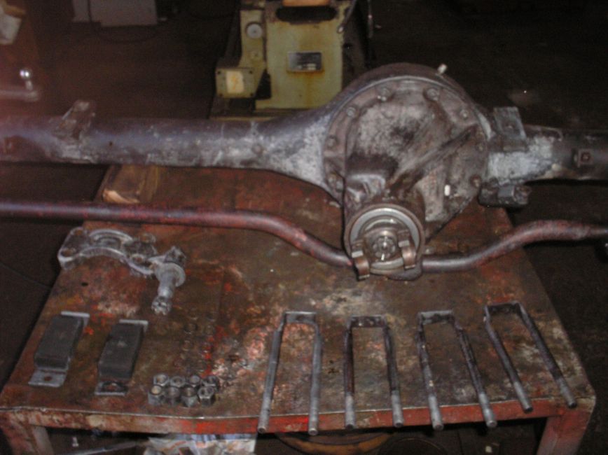 Recuperated front axle
