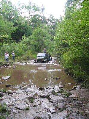 Bob Cocivi entering the Water Hole
