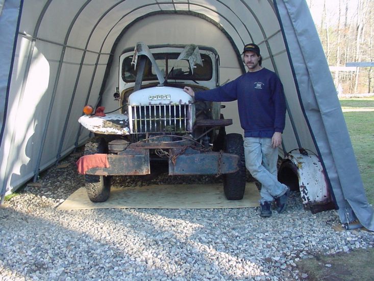 Parked for Winter
Time to start the restoration.
