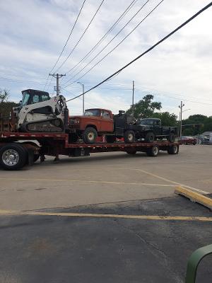 Doug Headed to IA 6-5-22
Skid steer,  Gordon Maney's old W300, Dylan's 59 WM300M
