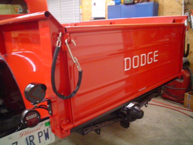 Rear Tailgate
Rear of truck almost complete less center hinge,
and hanging draw-bar
