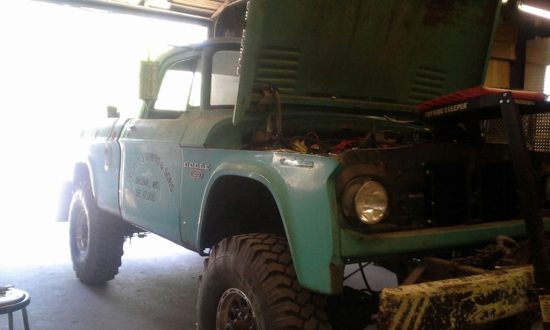 65 W100 Build
Dougdodgeman trail truck
318 Poly Dana 60 Front Custom Rear axle
