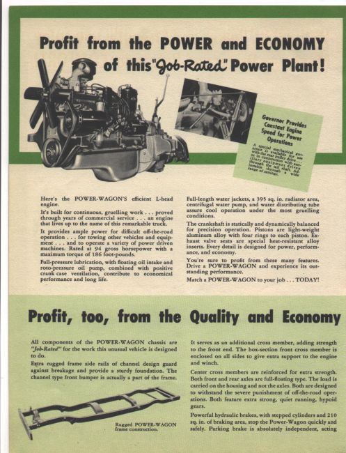 "49" Dodge Power WAgon Sales Brochure
Page 9
