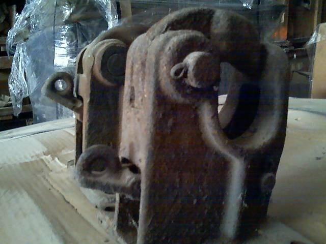 Civilian pintle hook in far distance. Military pintle hook near.
