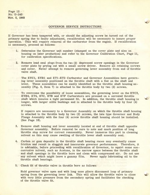 Carbureter Service Page 12

