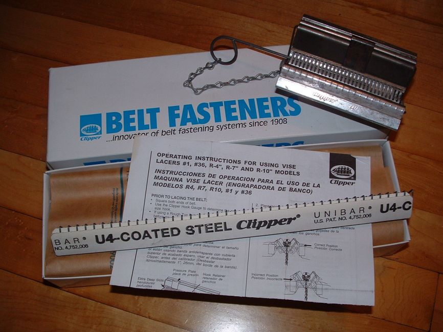 Clipper Vice Belt Lacer
