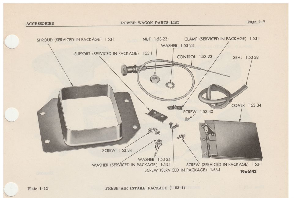 Fresh Air Intake
Models 61, 62, & 65 heaters
