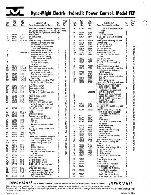 Monarch Hydraulics Page 06
