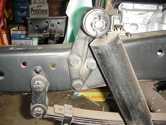 Front Shock Mount
"Early Style" front shock mount, before serial number 83947425.
Photo courtesy of Todd Somers.

