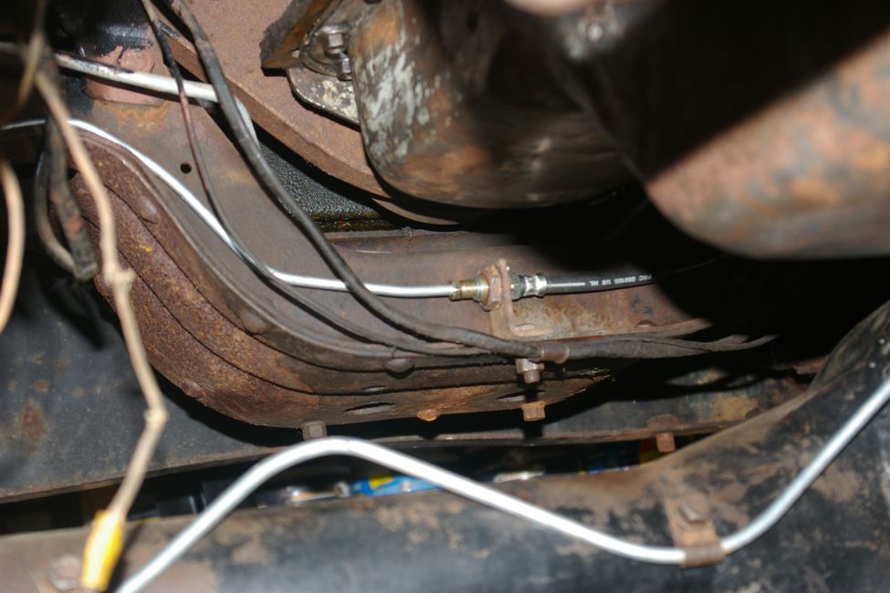 Fuel Line Connection - 1955 C3PW
