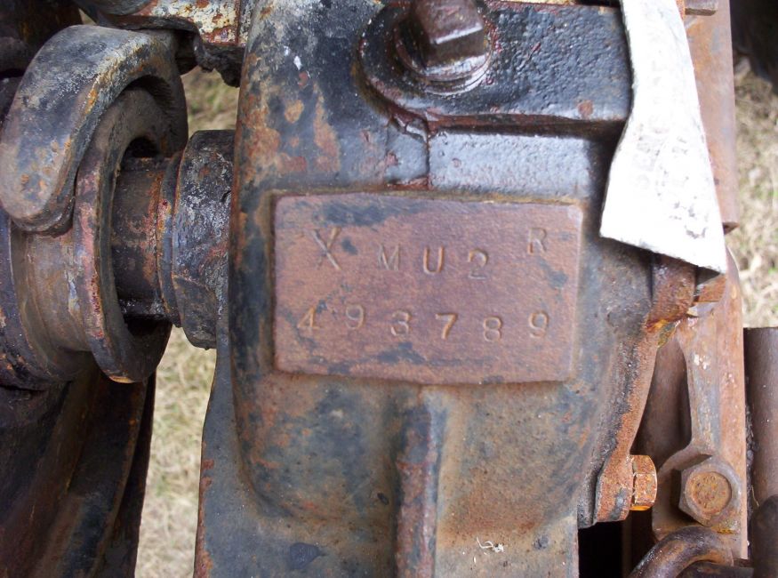 "X" Marked Winch
Anyone have one of these "X" marked winches?

Photo courtesy of Hollister Madsen
