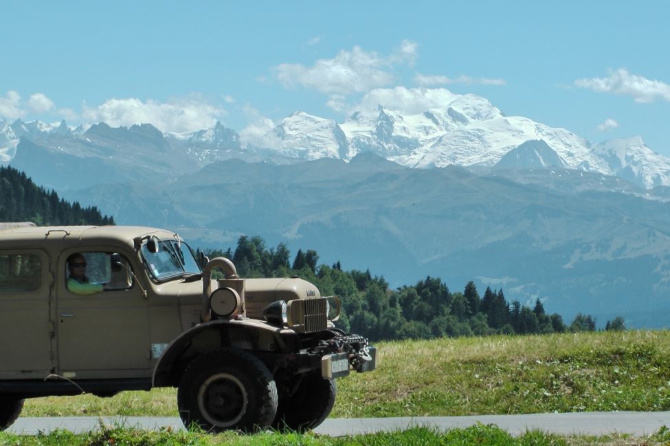 The "Mont Blanc", highest mountain in Europe.
