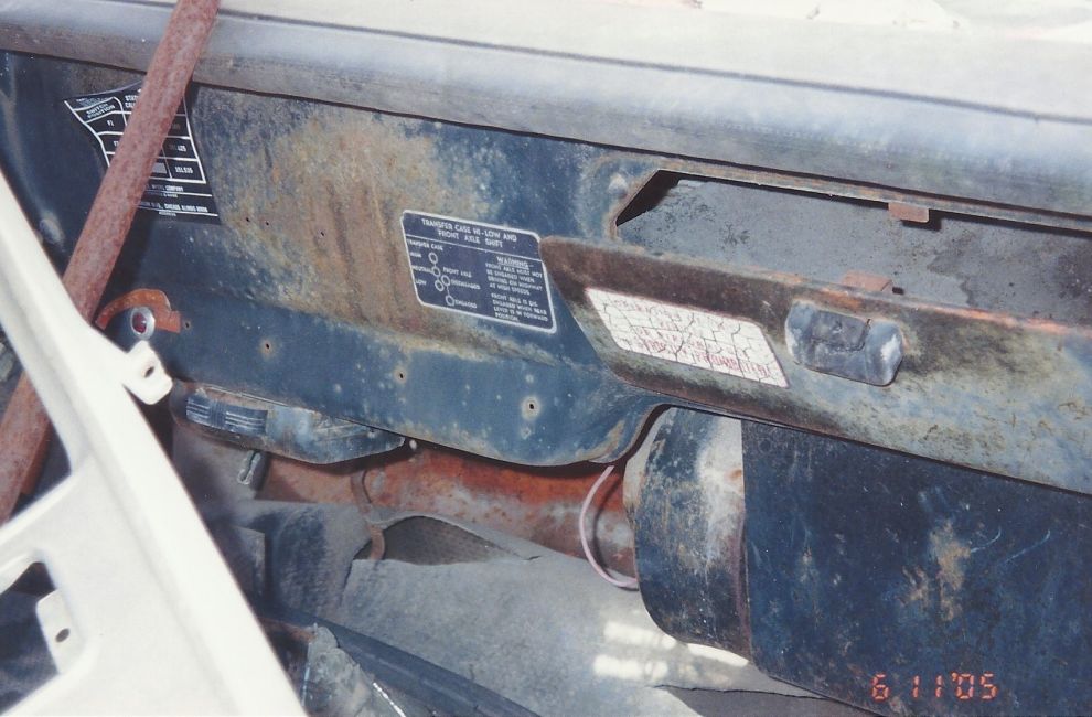 Checking on original decal placements
