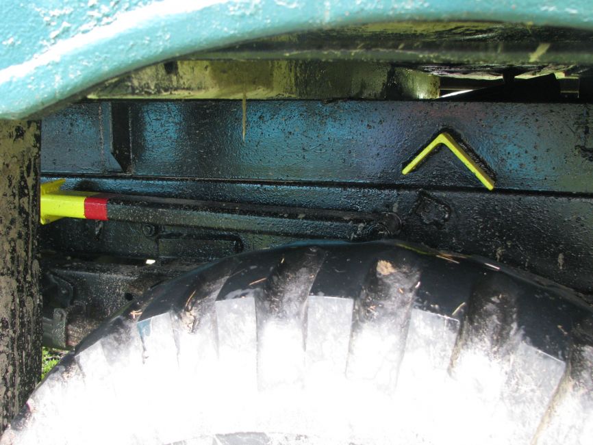 Like the dump box safety bar
